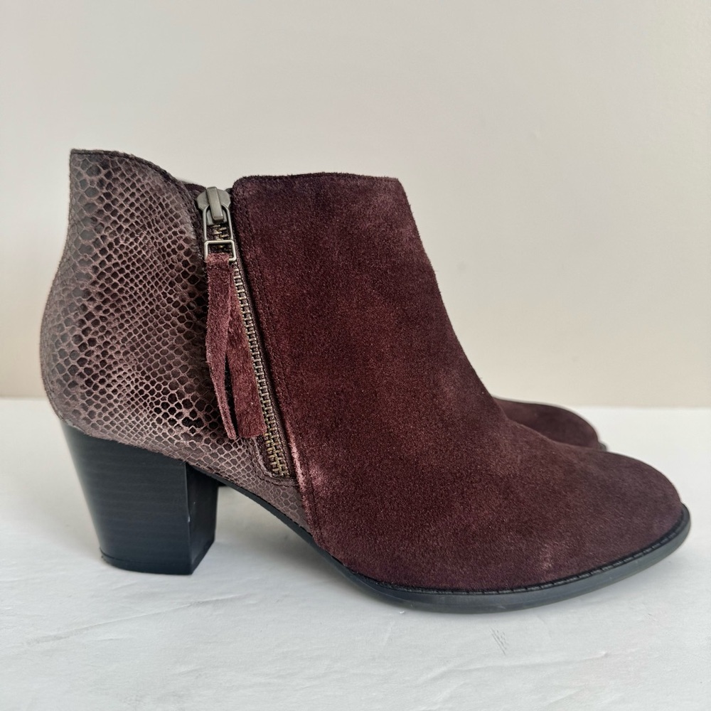 Vionic Anne Ankle Boots In Java Snake size 8 - Picture 2 of 11